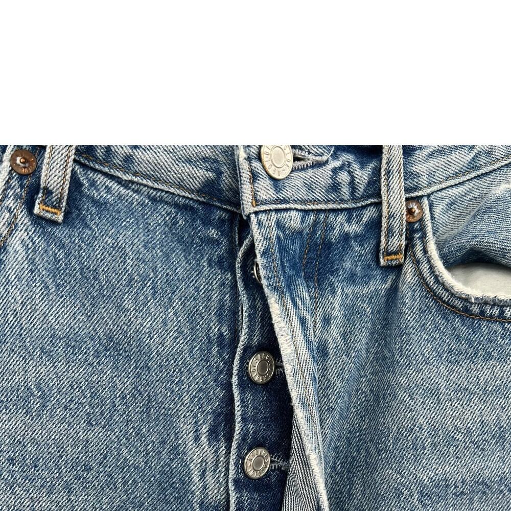 Agolde 90s Mid Rise Loose Jeans Distressed Ripped Wander Denim Size 28 - Picture 4 of 13
